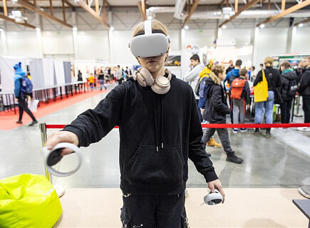 Technologia VR prezentowana na targach gier planszowych w Krakowie